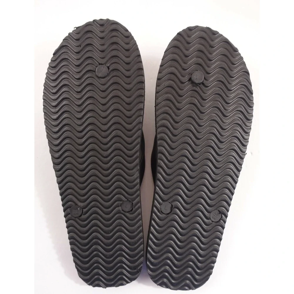 Levis Wordmark Flip Flop Sandals Men Size Large 10/11 Black
